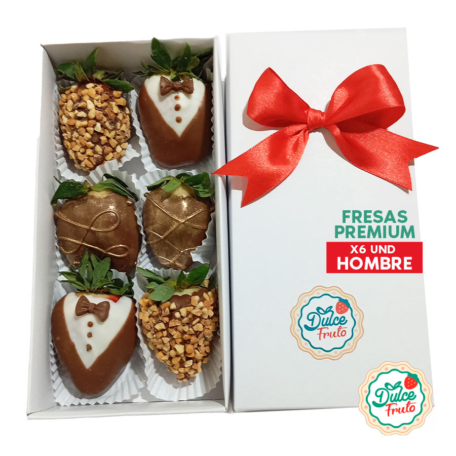 Fresas Premium x 6 und HOMBRE